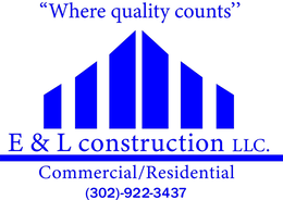 "WHERE QUALITY COUNTS" E & L CONSTRUCTION COMMERICIAL/RESIDENTIAL (303)-922-3437 logo