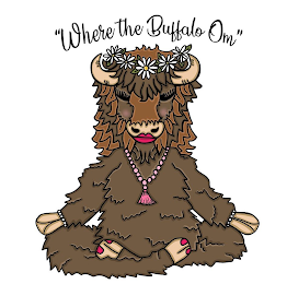 "WHERE THE BUFFALO OM" logo