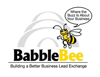 WHERE THE BUZZ IS ABOUT YOUR BUSINESS - BABBLEBEE - BUILDING A BETTER BUSINESS LEAD EXCHANGE logo