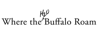 WHERE THE ^ H2O BUFFALO ROAM logo