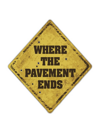 WHERE THE PAVEMENT ENDS logo