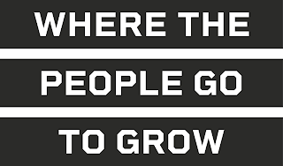 WHERE THE PEOPLE GO TO GROW logo