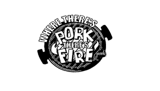 WHERE THERE'S PORK THERE'S FIRE logo