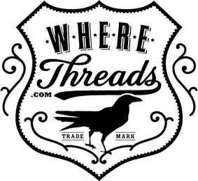 WHERE THREADS .COM TRADE MARK logo