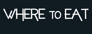 WHERE TO EAT logo