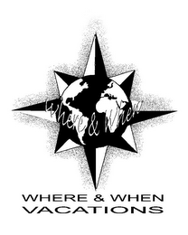 WHERE & WHEN WHERE & WHEN VACATIONS logo