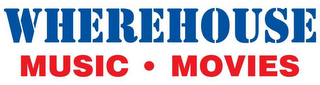 WHEREHOUSE MUSIC MOVIES logo