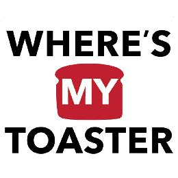 WHERE'S MY TOASTER logo