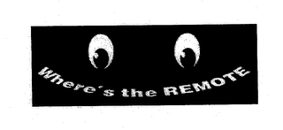 WHERE'S THE REMOTE logo