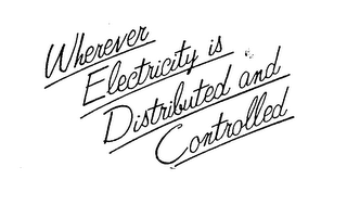 WHEREVER ELECTRICITY IS DISTRIBUTED ANDCONTROLLED logo