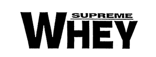 WHEY SUPREME logo