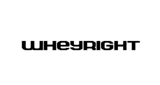 WHEYRIGHT logo