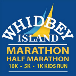 WHIDBEY ISLAND MARATHON HALF MARATHON 10K · 5K · 1K KIDS RUN logo