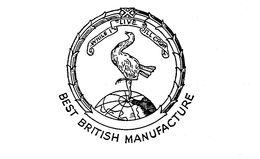WHILE I LIVE I'LL CROW BEST BRITISH MANUFACTURE logo