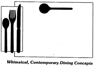 WHIMSICAL, CONTEMPORARY DINING CONCEPTS logo