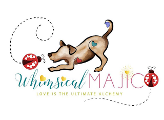 WHIMSICAL MAJIC LOVE IS THE ULTIMATE ALCHEMY logo