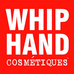 WHIP HAND COSMÉTIQUES TM logo