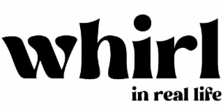 WHIRL IN REAL LIFE logo