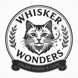WHISKER WONDERS FELINE MAGIC & CARE logo