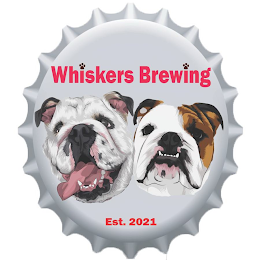 WHISKERS BREWING EST. 2021 logo