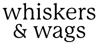 WHISKERS & WAG logo