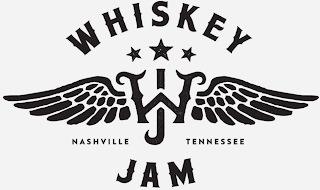 WHISKEY JAM WJ NASHVILLE TENNESSEE logo