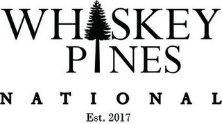 WHISKEY PINES NATIONAL EST. 2017 logo