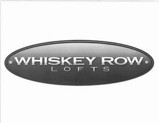 ·WHISKEY ROW· LOFTS logo