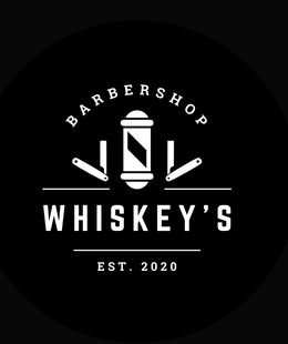 WHISKEY'S BARBERSHOP EST. 2020 logo