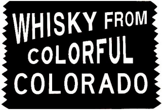 WHISKY FROM COLORFUL COLORADO logo
