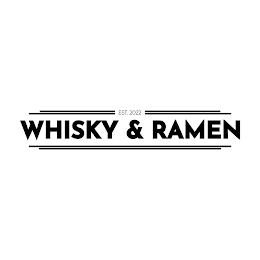 WHISKY & RAMEN EST. 2022 logo