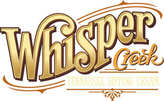 WHISPER CREEK TENNESSEE SIPPING CREAM logo