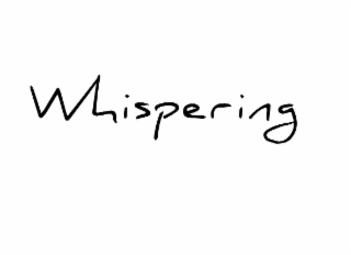 WHISPERING logo