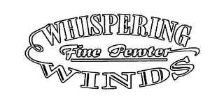 WHISPERING WINDS FINE PEWTER logo