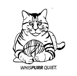 WHISPURR QUIET. logo