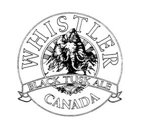 WHISTLER CANADA BLACK TUSK ALE logo