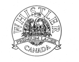 WHISTLER PREMIUM LAGER CANADA logo