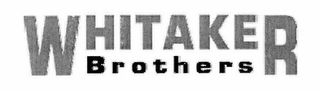 WHITAKER BROTHERS logo