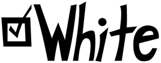 WHITE logo