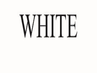 WHITE logo