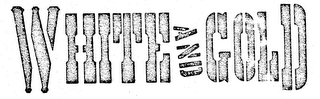 WHITE AND GOLD logo