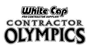 WHITE CAP PRO CONTRACTOR SUPPLIER CONTRACTOR OLYMPICS logo