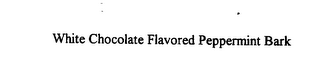 WHITE CHOCOLATE FLAVORED PEPPERMINT BARK logo