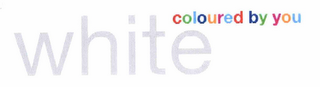 WHITE COLOURED BY YOU logo