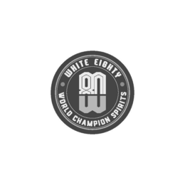 WHITE EIGHTY 80 W WORLD CHAMPION SPIRITS logo