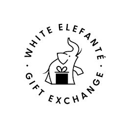 WHITE ELEFANTE GIFT EXCHANGE logo