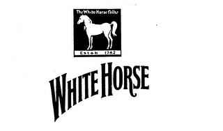 WHITE HORSE THE WHITE HORSE CELLAR ESTAB. 1742 logo