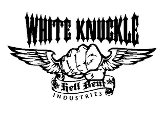 WHITE KNUCKLE INDUSTRIES HELL BENT logo