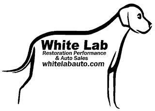 WHITE LAB RESTORATION PERFORMANCE & AUTO SALES WHITELABAUTO.COM logo