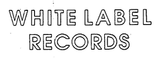 WHITE LABEL RECORDS logo